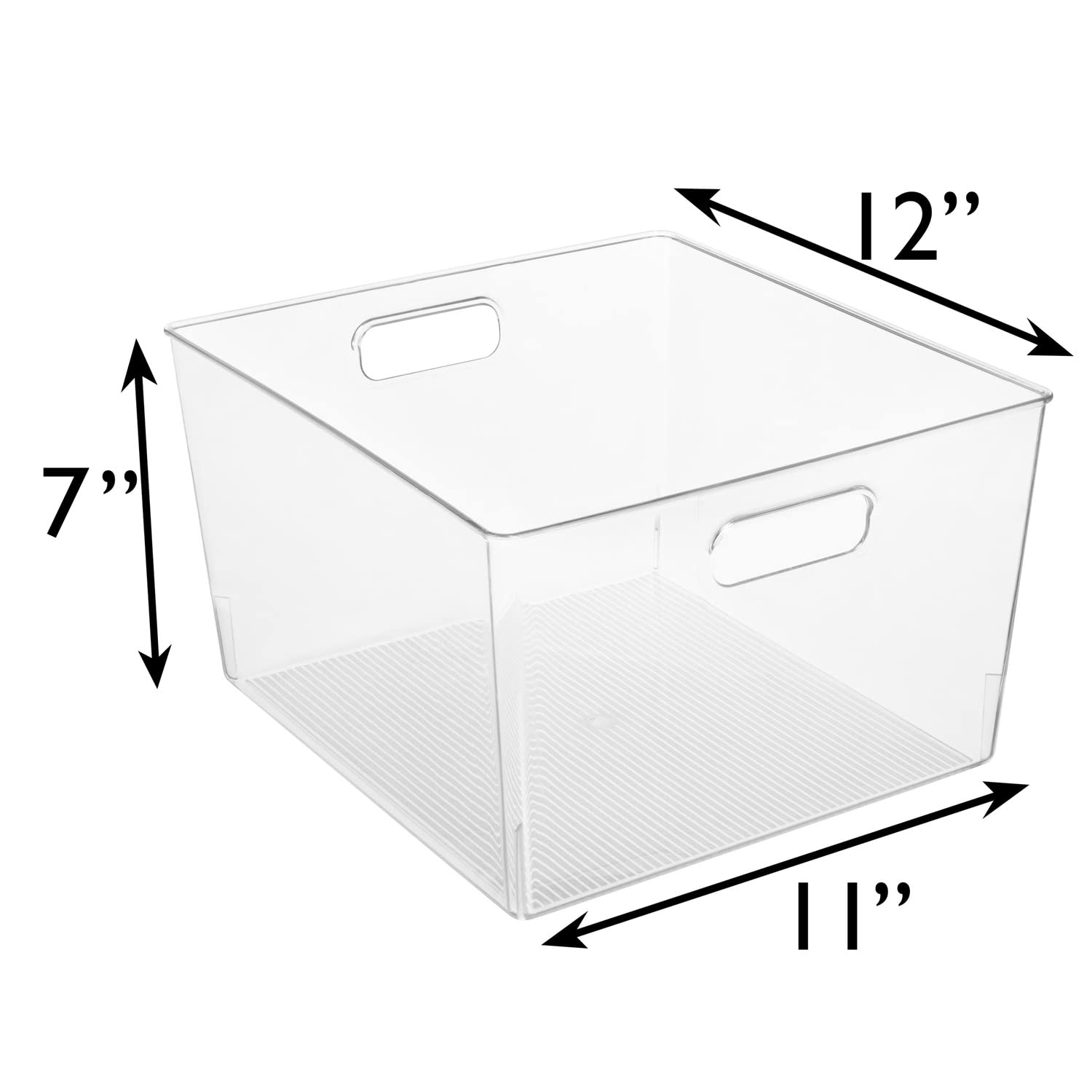 Amazon.com: ClearSpace Clear Plastic Storage Bins – XL 6 Pack